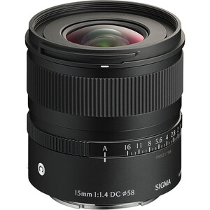 Sigma 15mm f/1.4 DC Contemporary Lens (Sony E) - Thumbnail