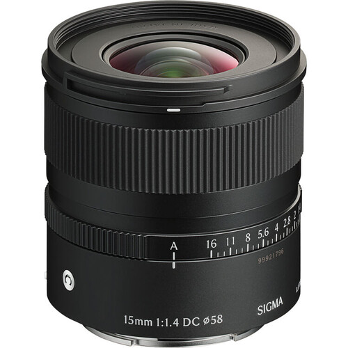 Sigma 15mm f/1.4 DC Contemporary Lens (Sony E)