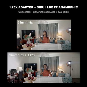 Sirui 1.25x Anamorfik Adaptör (Venus 1.6x Lensler İçin) - Thumbnail