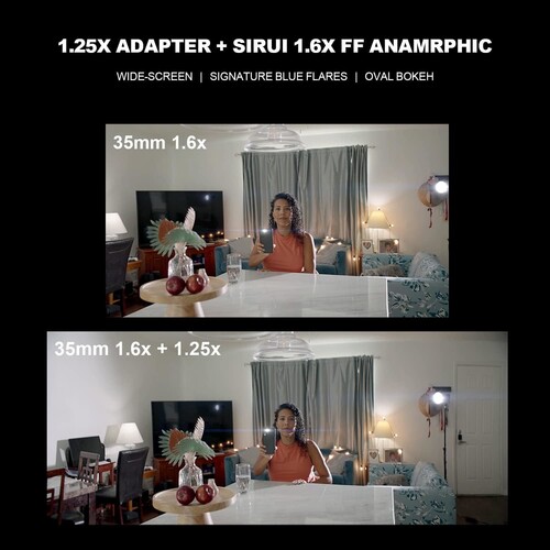 Sirui 1.25x Anamorfik Adaptör (Venus 1.6x Lensler İçin)