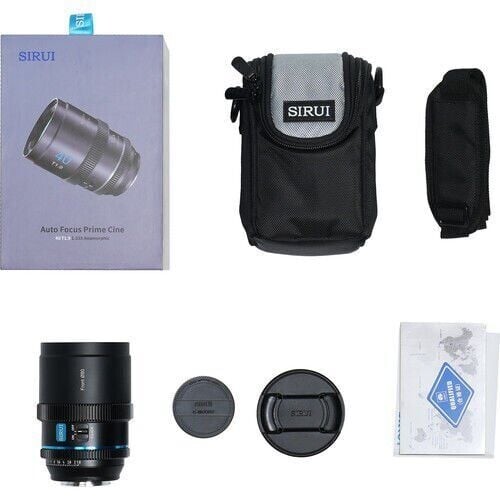 Sirui 40mm T1.8 1.33X S35 Auto-Focus Anamorfik Lens (E Mount, Mavi Flare)
