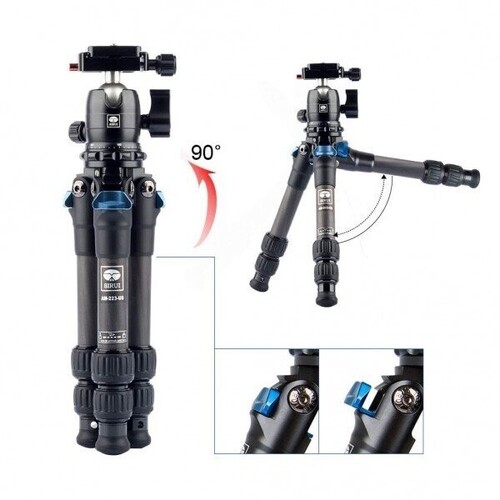 Sirui AM-223 B-00K Profesyonel Kompakt Karbon Tripod Kiti