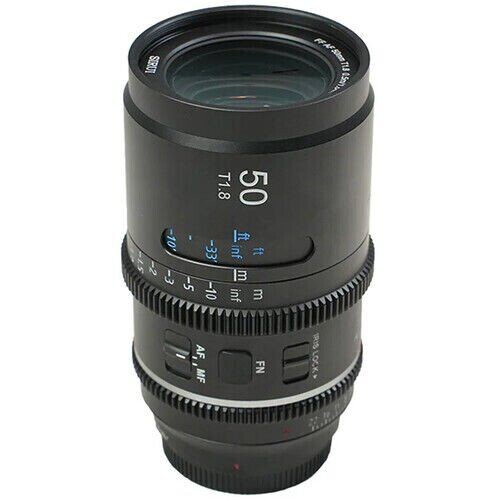 Sirui Astra Series AF 50mm T1.8 1.33x Full Frame Blue Flares Anamorphic Nikon Z Mount Lens