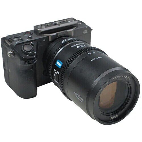 Sirui Astra Series AF 75mm T1.8 1.33x Full Frame Blue Flares Anamorphic Nikon Z Mount Lens