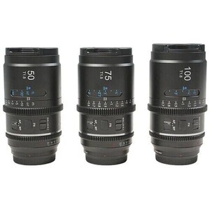 Sirui Astra Series AF T1.8 1.33x Full Frame Blue Flares Anamorphic Nikon Z Mount 3'lü Lens Kit - Thumbnail