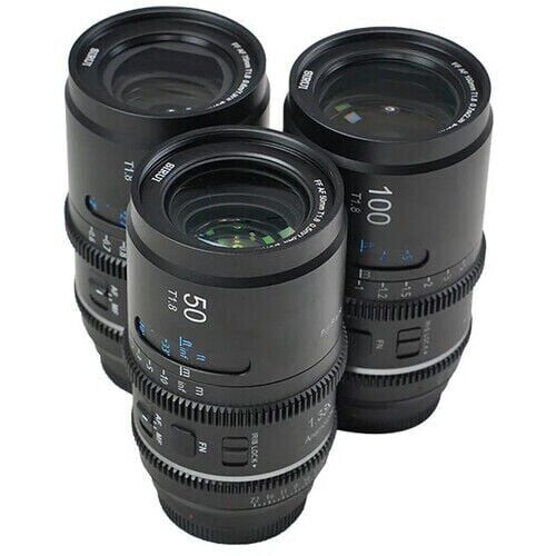 Sirui Astra Series AF T1.8 1.33x Full Frame Blue Flares Anamorphic Nikon Z Mount 3'lü Lens Kit