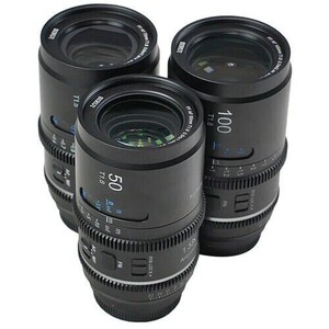 Sirui Astra Series AF T1.8 1.33x Full Frame Neutral Flares Anamorphic Sony E Mount 3'lü Lens Kit - Thumbnail