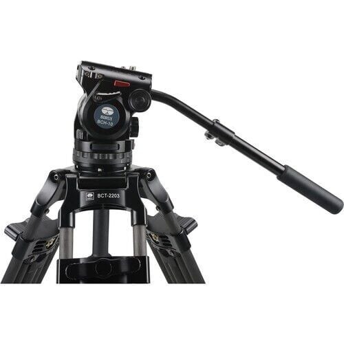 Sirui BCT-2203+BCH-10 Profesyonel Karbon Fiber Video Tripod Kiti
