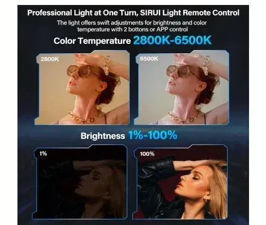 SIRUI C150X İkili Video LED Kiti