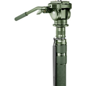 Sirui CVM-145P+CT5X 3 Kademeli Carbon Fiber Monopod Kit (Kobalt Yeşil) - Thumbnail