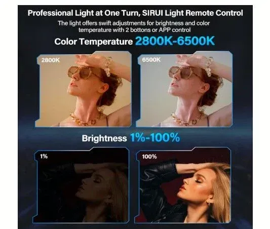 SIRUI CX150 150W Bi-Color LED Video Işığı