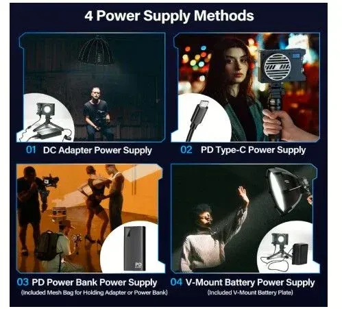 SIRUI CX150 150W Bi-Color LED Video Işığı