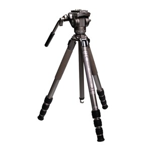 Sirui - Sirui GT04+GT5 Pilot Series Video Tripod Kiti (Metalik Gri)