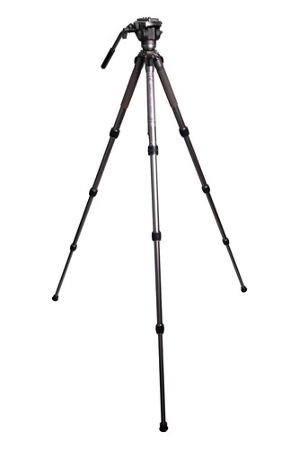Sirui GT04+GT5 Pilot Series Video Tripod Kiti (Metalik Gri)