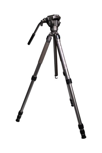 Sirui GT04+GT5 Pilot Series Video Tripod Kiti (Metalik Gri)