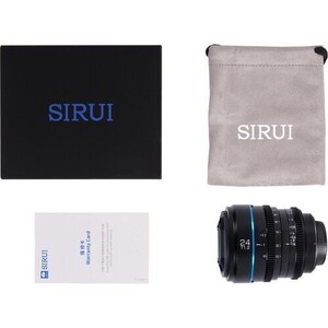 Sirui Nightwalker 24mm T1.2 S35 Cine Lens (E Mount, Siyah) - Thumbnail