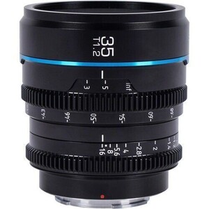 Sirui Nightwalker 35mm T1.2 S35 Cine Lens (X Mount, Siyah) - Thumbnail
