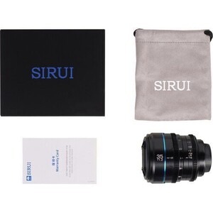 Sirui Nightwalker 35mm T1.2 S35 Cine Lens (X Mount, Siyah) - Thumbnail