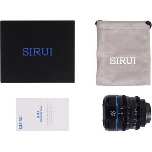 Sirui Nightwalker 55mm T1.2 S35 Cine Lens (X Mount, Siyah) - Thumbnail