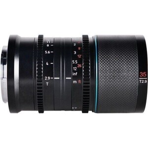 Sirui Saturn 35mm T2.9 1.6x Full-Frame Karbon Fiber Anamorfik Lens (E Mount, Nötr Flare) - Thumbnail