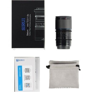 Sirui Saturn 50mm T2.9 1.6x Full-Frame Karbon Fiber Anamorfik Lens (E Mount, Mavi Flare) - Thumbnail