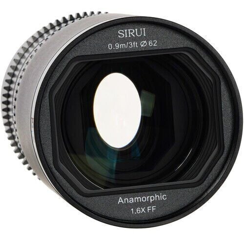 Sirui Saturn 75mm T2.9 1.6x Full-Frame Karbon Fiber Anamorfik Lens (E Mount, Mavi Flare)