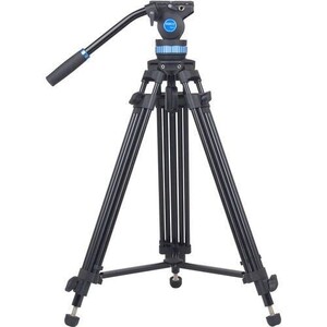 Sirui SH-15 60 mm Akışkan (Fluid) Kafa Alüminyum Video Tripod Kit – 8–12 kg Taşıma Kapasitesi - Thumbnail