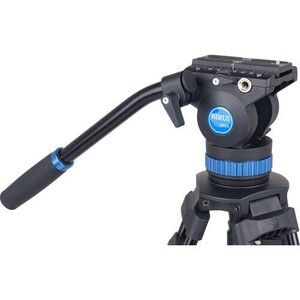 Sirui SH-15 60 mm Akışkan (Fluid) Kafa Alüminyum Video Tripod Kit – 8–12 kg Taşıma Kapasitesi - Thumbnail