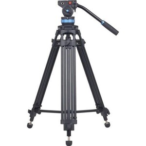 Sirui SH-15 60 mm Akışkan (Fluid) Kafa Alüminyum Video Tripod Kit – 8–12 kg Taşıma Kapasitesi - Thumbnail