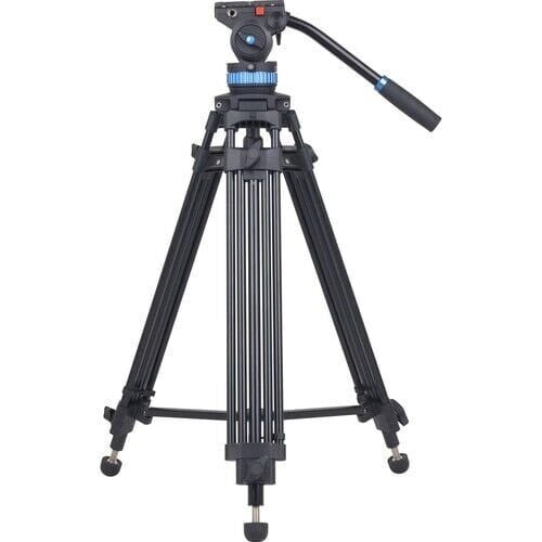 Sirui SH-15 60 mm Akışkan (Fluid) Kafa Alüminyum Video Tripod Kit – 8–12 kg Taşıma Kapasitesi