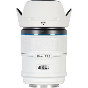 Sirui Sniper 16mm F1.2 APS-C/S35 Auto-Focus Lens (E Mount, Beyaz) - Thumbnail