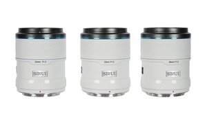 Sirui - Sirui Sniper 23mm, 33mm & 56mm F1.2 Lens Kiti (X Mount, Beyaz) (1)