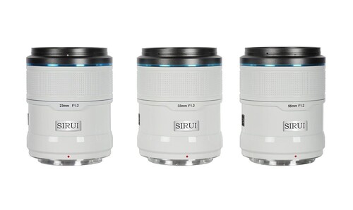 Sirui Sniper 23mm, 33mm & 56mm F1.2 Lens Kiti (X Mount, Beyaz)
