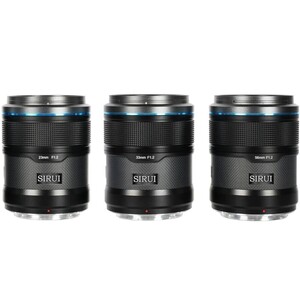 Sirui Sniper 23mm, 33mm & 56mm F1.2 Lens Kiti (Z Mount, Siyah) - Thumbnail