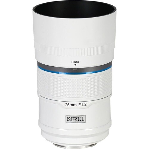Sirui Sniper 75mm F1.2 APS-C/S35 Auto-Focus Lens (E Mount, Beyaz)