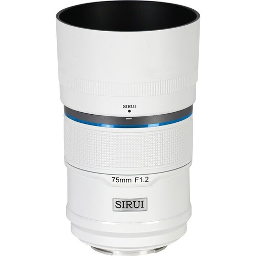 Sirui Sniper 75mm F1.2 APS-C/S35 Auto-Focus Lens (X Mount, Beyaz)
