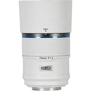 Sirui Sniper 75mm F1.2 APS-C/S35 Auto-Focus Lens (X Mount, Beyaz) - Thumbnail