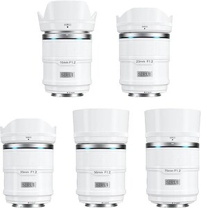 Sirui - Sirui Sniper F1.2 APS-C Autofocus Sony E Mount 5'li Lens Kiti (Beyaz)