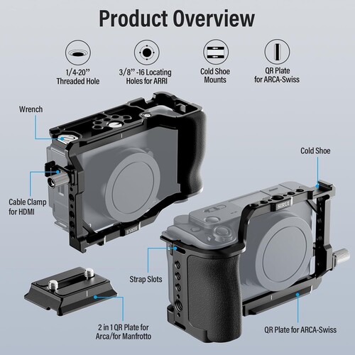 Sirui Sony ZV-E10 için Kamera Kafesi