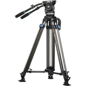 Sirui - Sirui SQ100+VHS18 Profesyonel Karbon Fiber Video Tripod Kiti