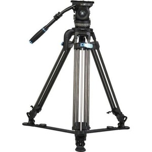 Sirui SQ100+VHS18 Profesyonel Karbon Fiber Video Tripod Kiti - Thumbnail