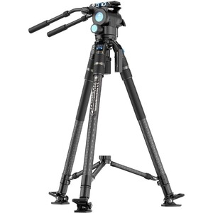 Sirui SVS75 Rapid-System Karbon Fiber Video Tripod Kiti (SVH15 Kafa ile) - Thumbnail