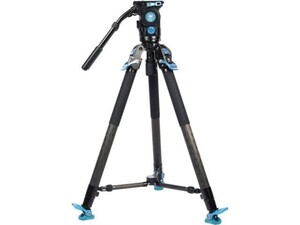 Sirui SVT75 PRO Rapid Karbon Fiber Video Tripod Kiti (SVH15 Kafa ile) - Thumbnail