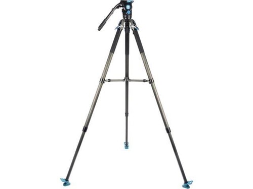 Sirui SVT75 PRO Rapid Karbon Fiber Video Tripod Kiti (SVH15 Kafa ile)