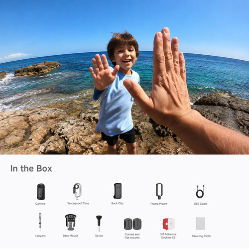 SJCAM C100+ 4K Mini Manyetik Aksiyon Kamerası (Siyah)