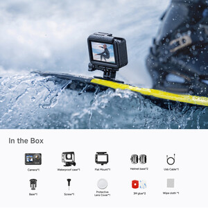 SJCAM SJ10 Pro Dual Screen 4K 60fps Çift Ekranlı Aksiyon Kamerası - Thumbnail