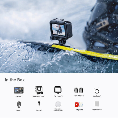 SJCAM SJ10 Pro Dual Screen 4K 60fps Çift Ekranlı Aksiyon Kamerası