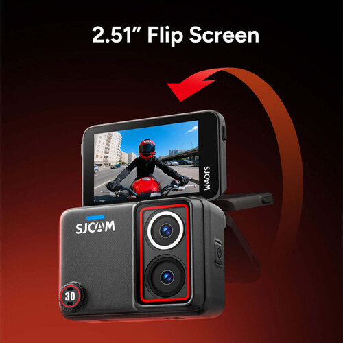 SJCAM SJ30 8K Çift Lens Aksiyon Kamerası – Şarj Combo