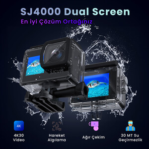 SJCAM SJ4000 Dual Screen Çift Ekranlı Aksiyon Kamerası - Thumbnail