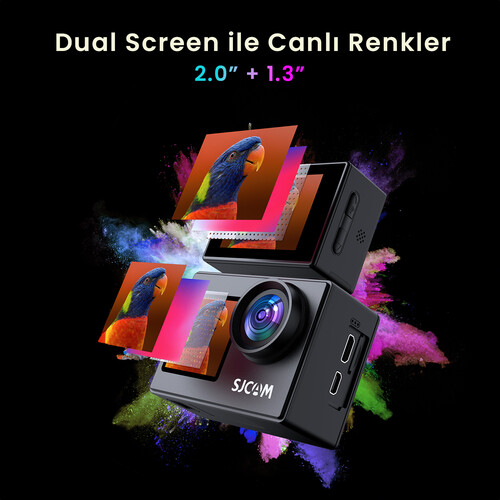SJCAM SJ4000 Dual Screen Çift Ekranlı Aksiyon Kamerası